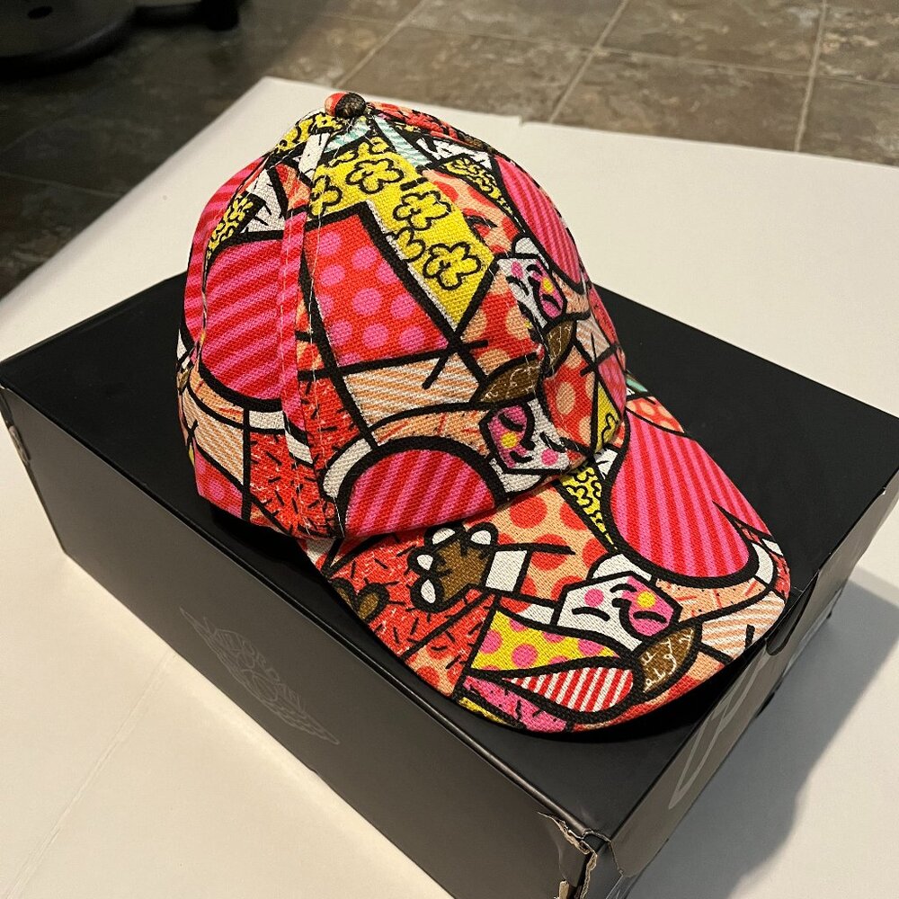 Womens hat baseball cap cool Pink african art cute NWOT